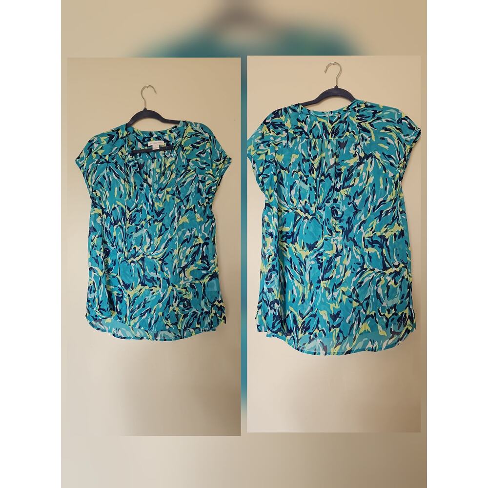LIZ CLAIBORNE - Turquoise Shirt - Picture 1 of 5